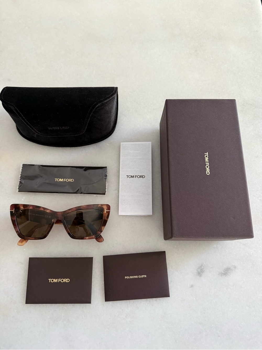 Tom Ford Wyatt TF 871 Sunglasses — Like New